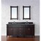 James Martin Vanities Brittany 72in Double Vanity, Burnished Mahogany w/ 3 CM Charcoal Soapstone Quartz Top 650-V72-BNM-3CSP - alternate 2